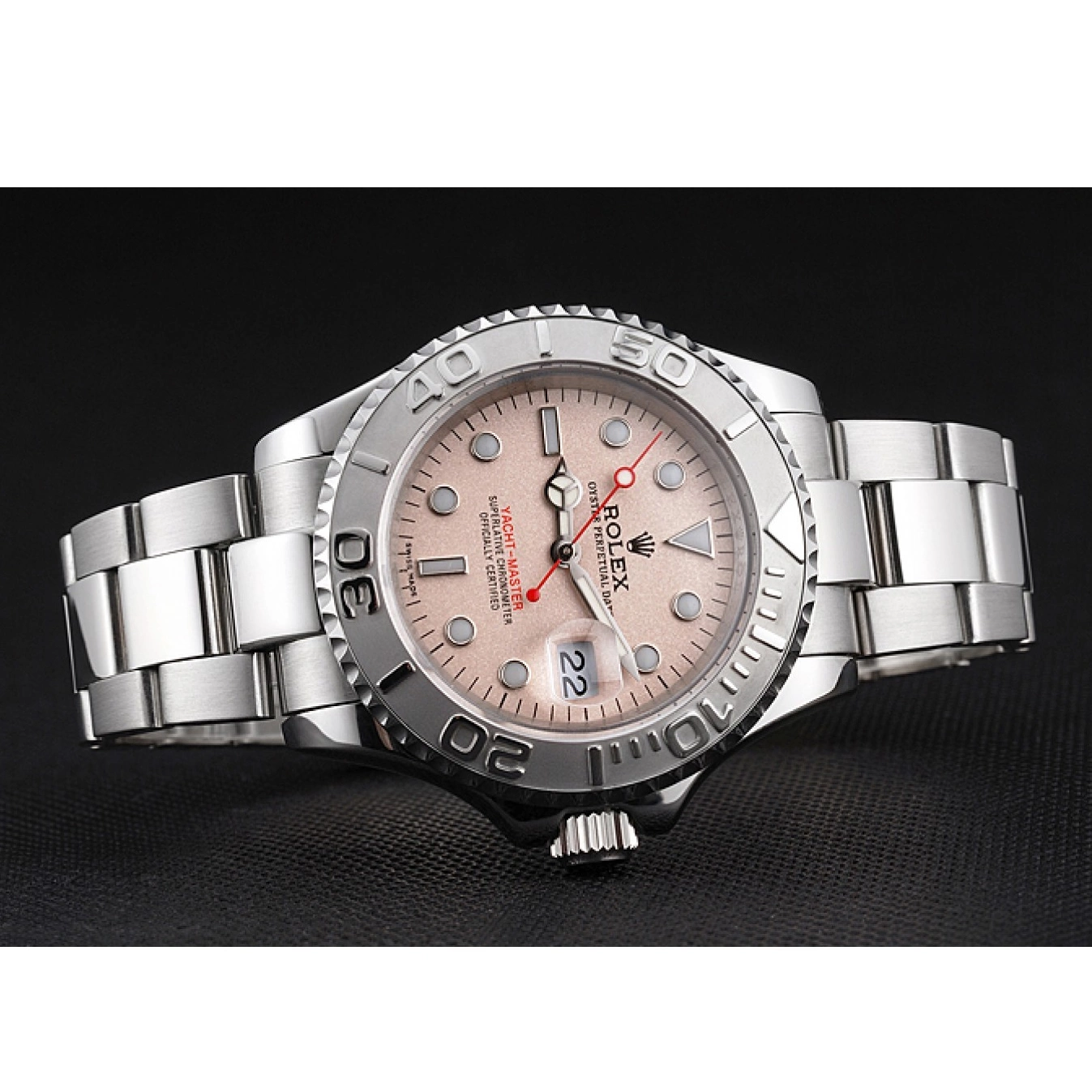 MiroTime 0808 Swiss Rolex Yacht-Master Champagne Dial Stainless Steel Case And Bracelet